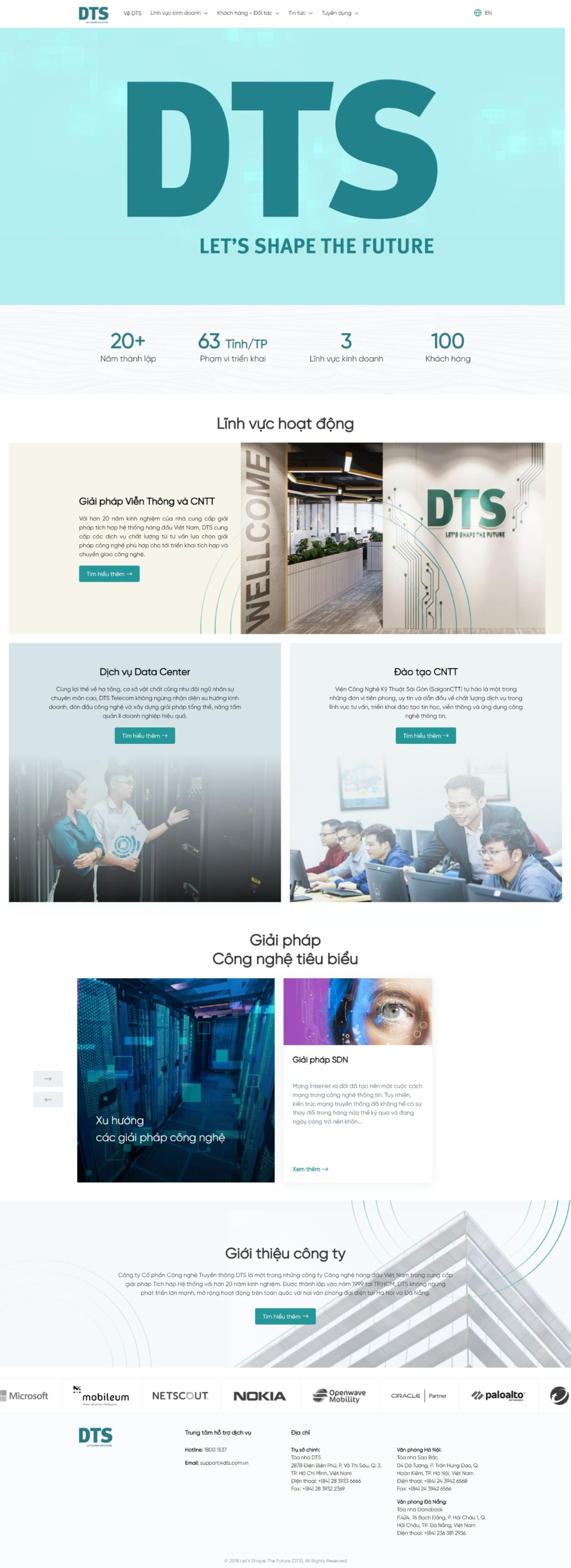 Thiết kế website DTS